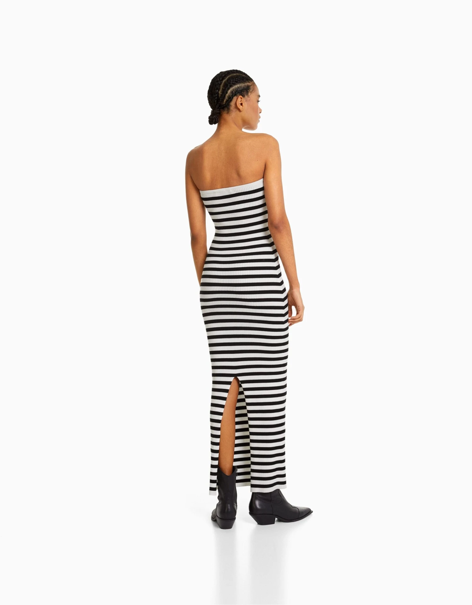 BERSHKA Maxi-Jurk - Off-White 5 BERSHKA Maxi-Jurk - Off-White - Afbeelding 3