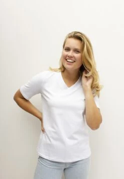 Mirthe- T-Shirt Basic - White