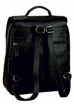 Leonhard Heyden Nizza City 34 Cm - Rugzak - Schwarz -Mode Kledingwinkel c60f89efef194ff48c699d97676007da