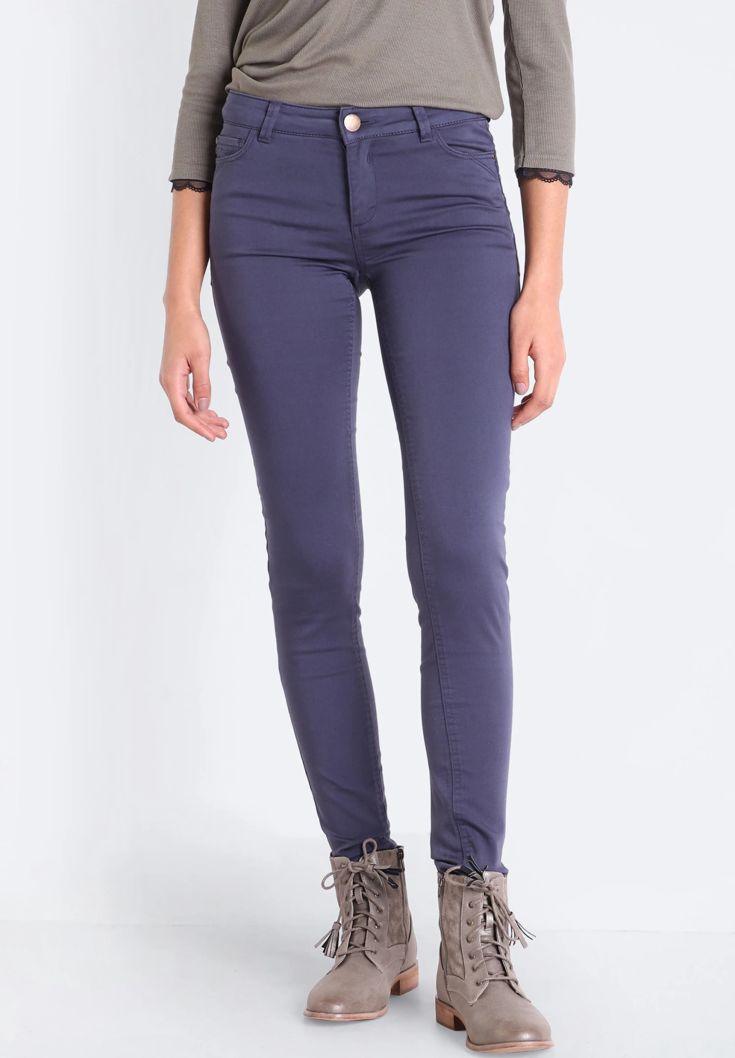 Slim Fit Jeans - Navy Blue 3 Slim Fit Jeans - Navy Blue