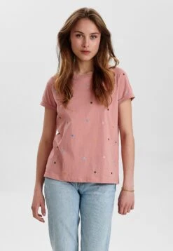 Nubrennan - T-Shirt Print - Ash Rose