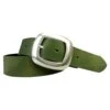 4 Cm, Grosse Schnalle, Echt L - Riem - Khaki