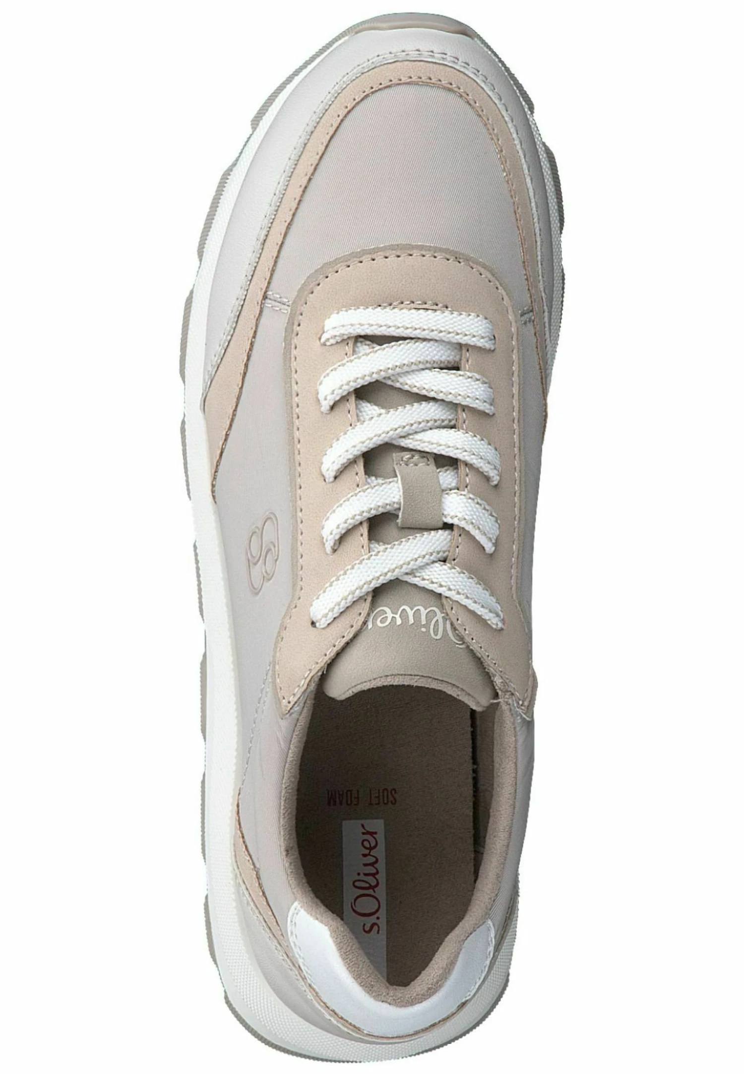 S.Oliver Sneakers Laag - Beige Comb 5 S.Oliver Sneakers Laag - Beige Comb - Afbeelding 3