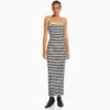 BERSHKA Maxi-Jurk - Off-White -Mode Kledingwinkel c922305351274bb99384add2bb6a9eff