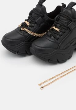 Buffalo Vegan Binary Chain - Sneakers Laag - Black/Gold -Mode Kledingwinkel c944f40c0e674b02ac3b9e740ebcc27d
