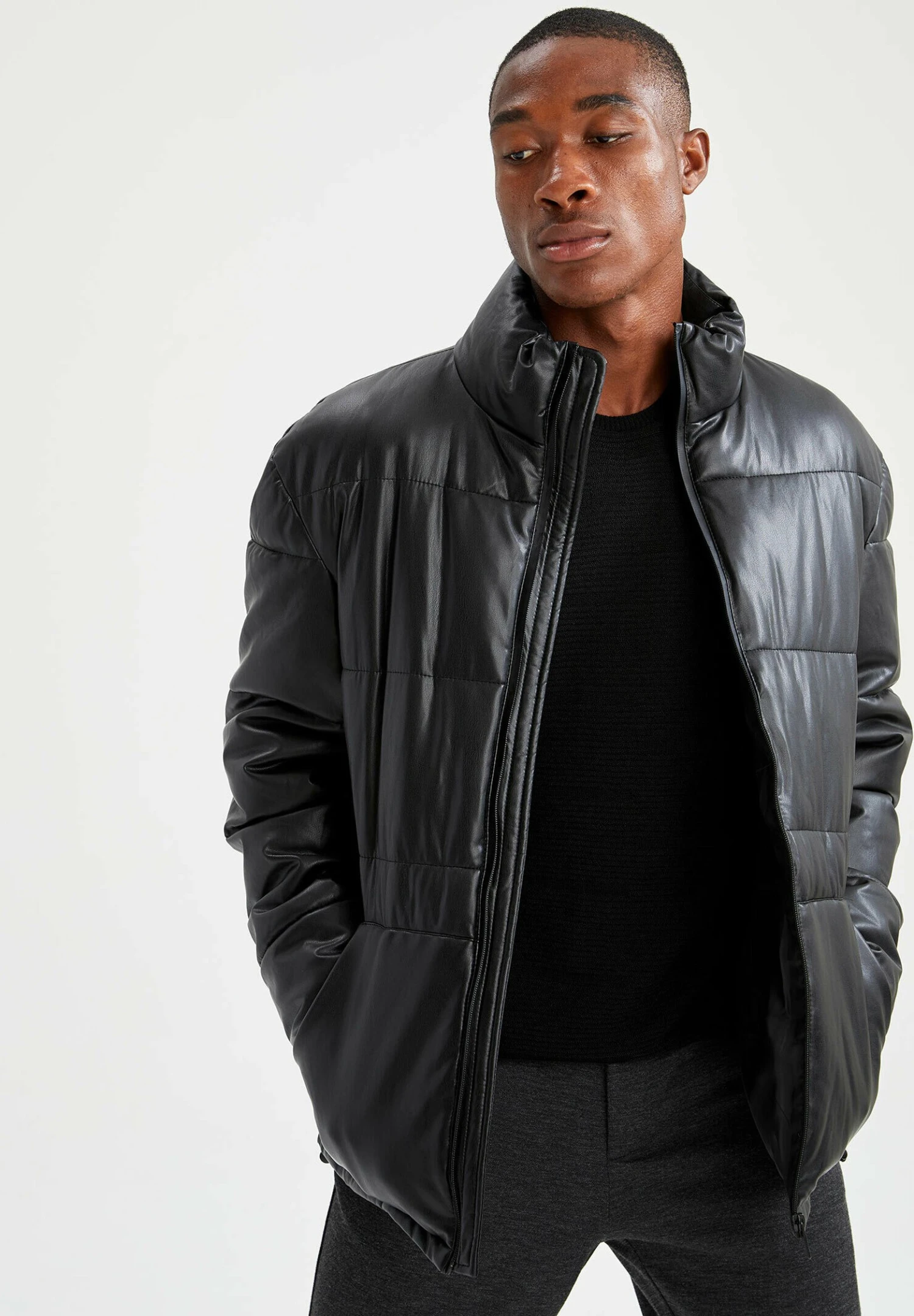 Defacto - Winterjas - Black 3 Defacto - Winterjas - Black