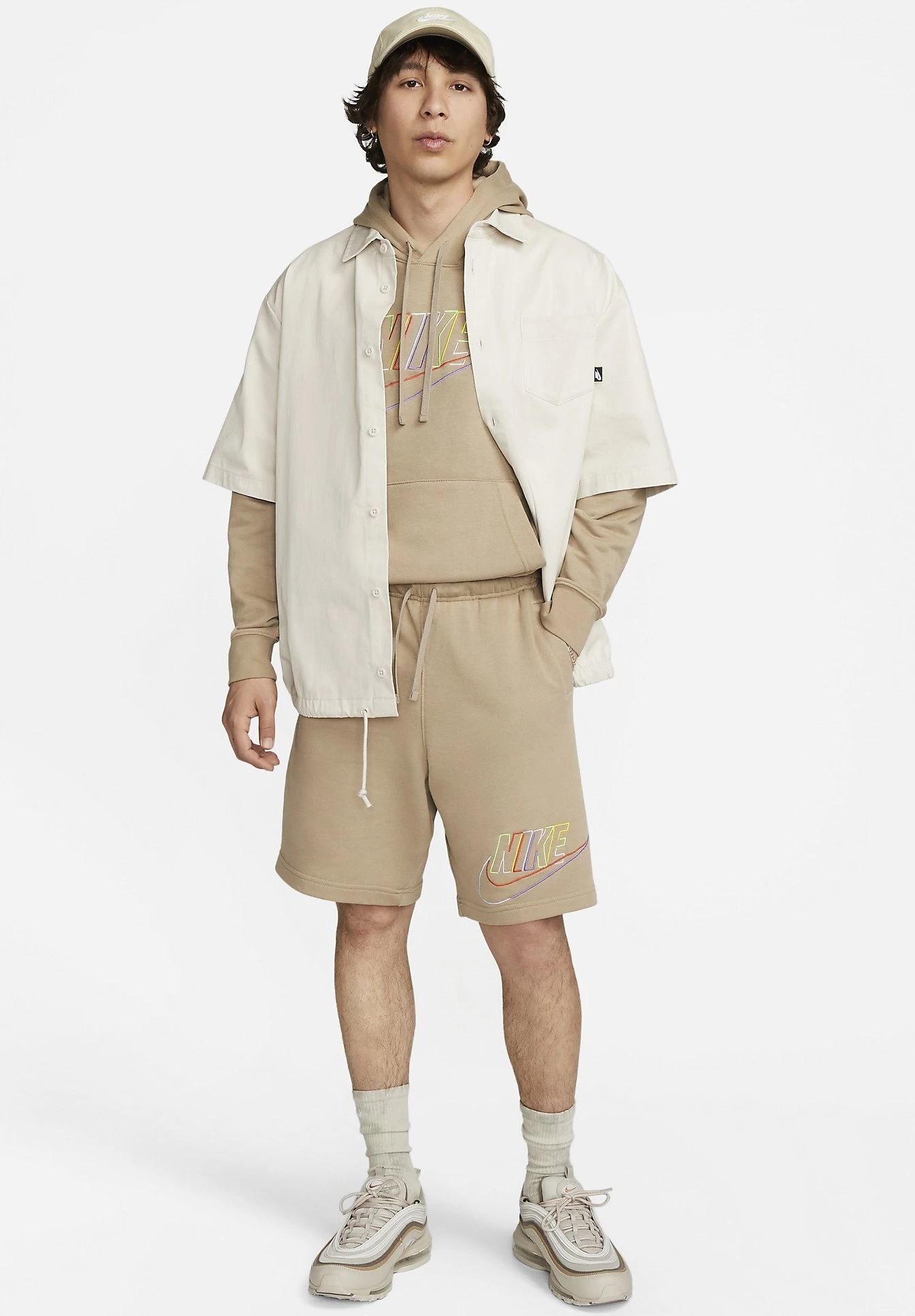 Nike Sportswear M Club Ft Mcf - Trainingsbroek - Khaki 4 Nike Sportswear M Club Ft Mcf - Trainingsbroek - Khaki - Afbeelding 2