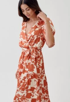 Tussah Louisa Midi- Jurk - Shadow Floral -Mode Kledingwinkel c9b1a601647a40179d49add8b288adf1