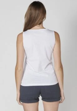 Koroshi Strapper- Top - Blanco White -Mode Kledingwinkel ca391b2eb897438fa44c2d2f169b70c9