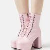 Lamoda Trample Lace Up Platform - Veterboots - Pink 1 Lamoda Trample Lace Up Platform - Veterboots - Pink -Mode Kledingwinkel ca4694e7d9ba4bafbcc1d9bba44f5219