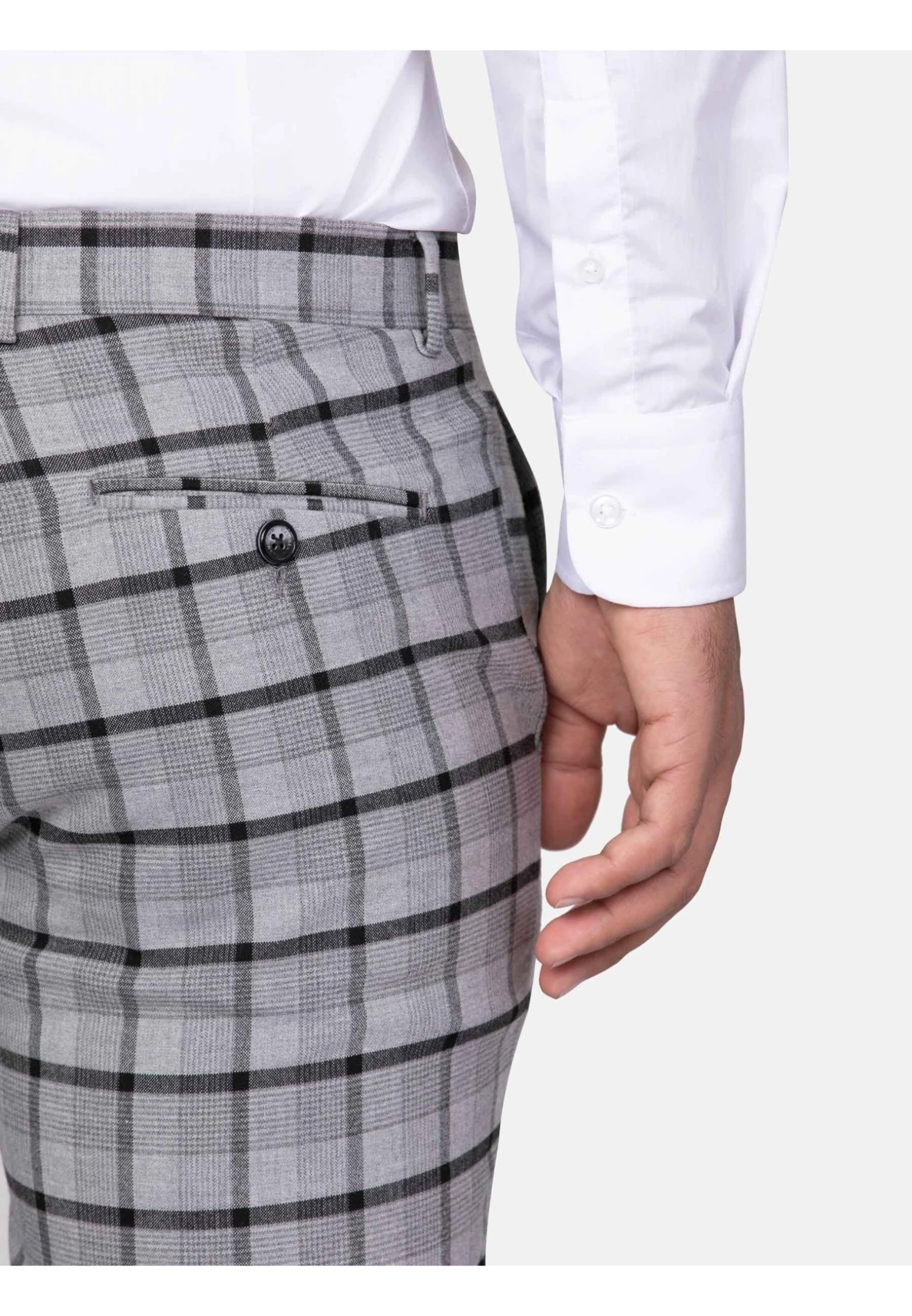 Mose - Chino - Grey 6 Mose - Chino - Grey - Afbeelding 4