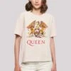 F4NT4STIC Queen Classic Crest - T-Shirt Print - Pink -Mode Kledingwinkel cb47ff94d7874a48bcb2fad6123614bc