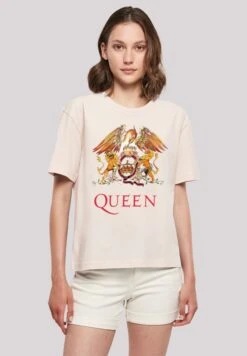 F4NT4STIC Queen Classic Crest - T-Shirt Print - Pink
