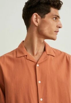 Overhemd - Brown -Mode Kledingwinkel cb69c06c9f3c4ce2865c352af6b00d3d