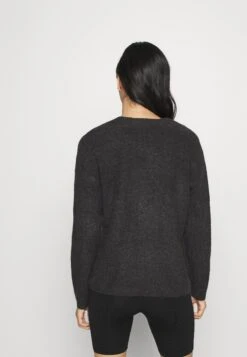 ONLY Onlcamilla - Trui - Dark Grey Melange -Mode Kledingwinkel cc62c5931012433b9aa8ae1e6dab44c8