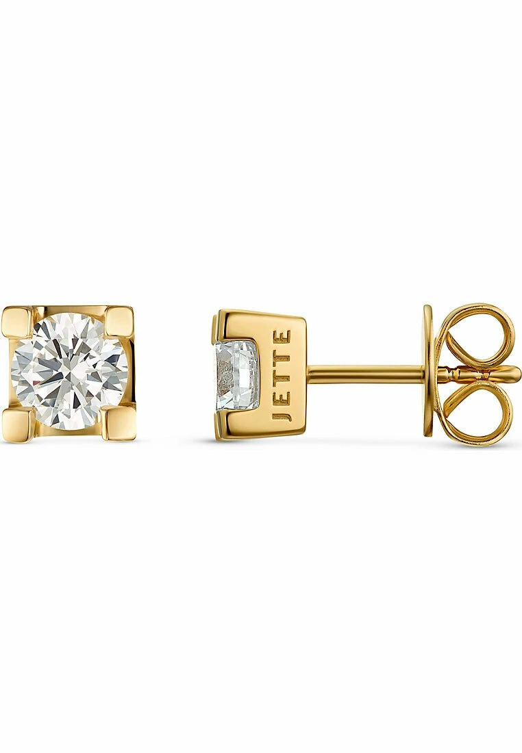 Jette Zirkonia - Oorbellen - Gelbgold 4 Jette Zirkonia - Oorbellen - Gelbgold - Afbeelding 2