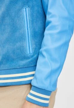 Goosecraft Gc Melrose - Leren Jas - Blaugrau -Mode Kledingwinkel d046c9b61ff843acb535a0d054835f2f