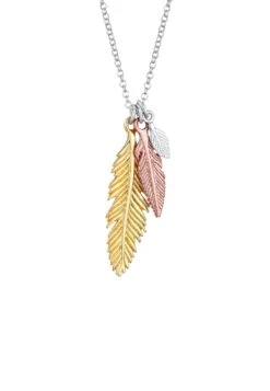 Elli Feather Trio - Ketting - Tricolor -Mode Kledingwinkel d04c485b7a394eb89206d55b82ef0037