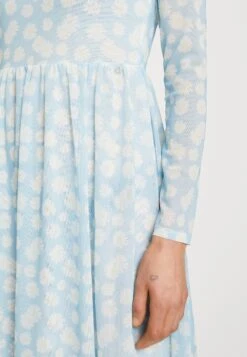 TOM TAILOR Denim Printed Collar Dress - Jurk - Light Blue -Mode Kledingwinkel d05e4dc47d164fb4a962d5f26c881b3b