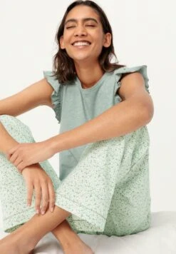 Pyjamabroek - Green -Mode Kledingwinkel d30bac800560427a808c354924e9e239
