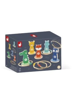 Janod Verjaardagsspel-Ringen Gooien Dieren - Speelgoed - Multi Coloured