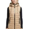 Khujo Weste Becca Matt - Bodywarmer - Beige -Mode Kledingwinkel d4318e850428480d8836e79d453ff488
