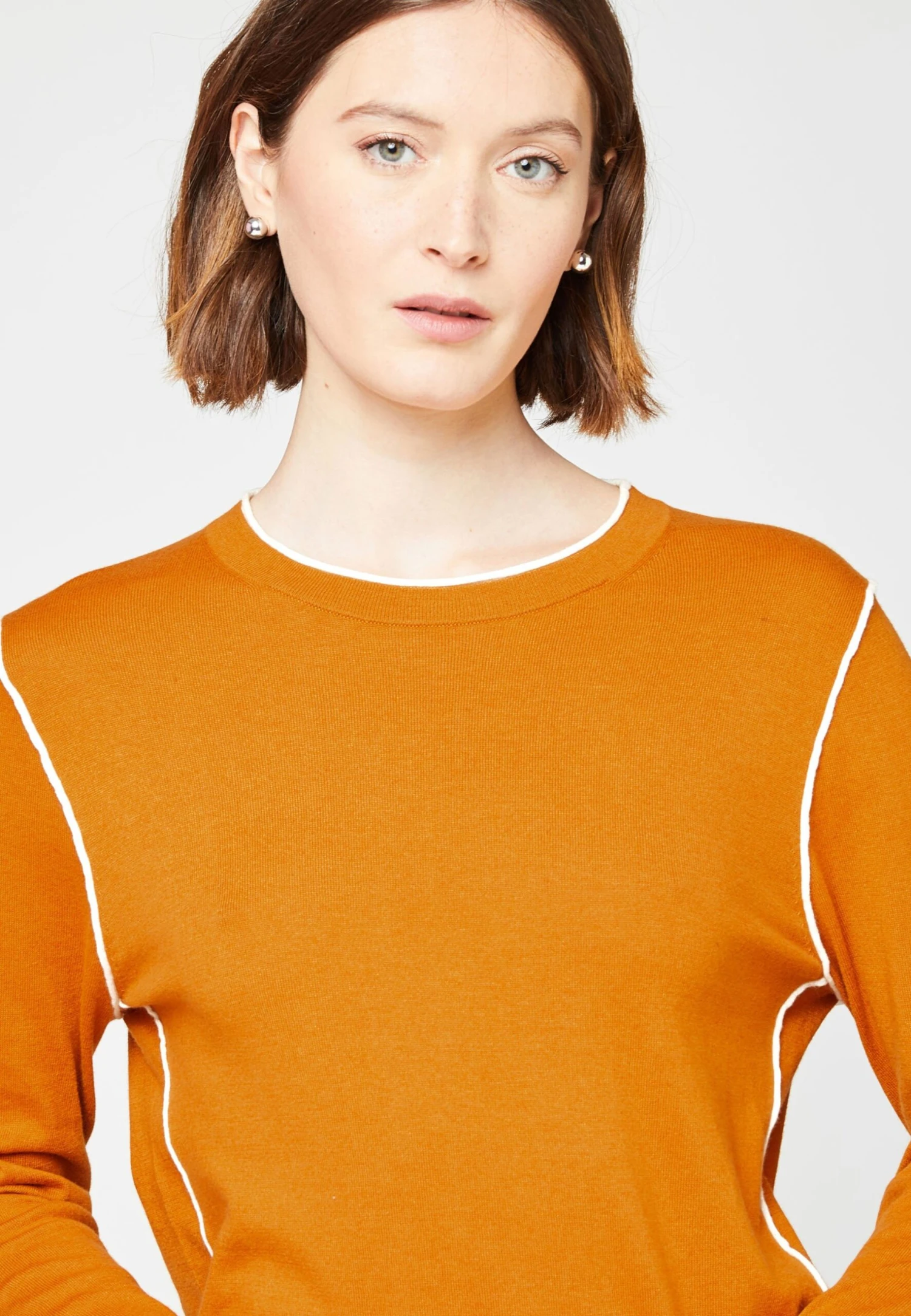 RODIER Round Neck - Trui - Rouille 5 RODIER Round Neck - Trui - Rouille - Afbeelding 3