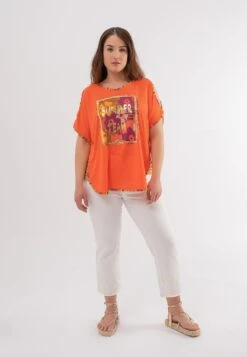 October Schlupf - Blouse - Orange -Mode Kledingwinkel d4c5407905de449ca6a479991d76b3dc