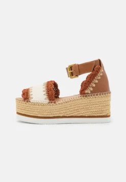 See By Chloé Glyn Flatform - Espadrilles - Tan -Mode Kledingwinkel d6139d4801f54d04834aa14b012444ed