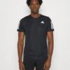 ADIDAS PERFORMANCE Own The Run - Sport T-Shirt - Black/Silver -Mode Kledingwinkel d6390d0e78384875b58812a6f6c5fe70