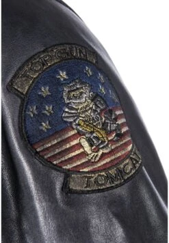 Top Gun Leren Jas - Black 7 Top Gun Leren Jas - Black -Mode Kledingwinkel d6834a2f822d4749a6fe3ecaa0d394c2