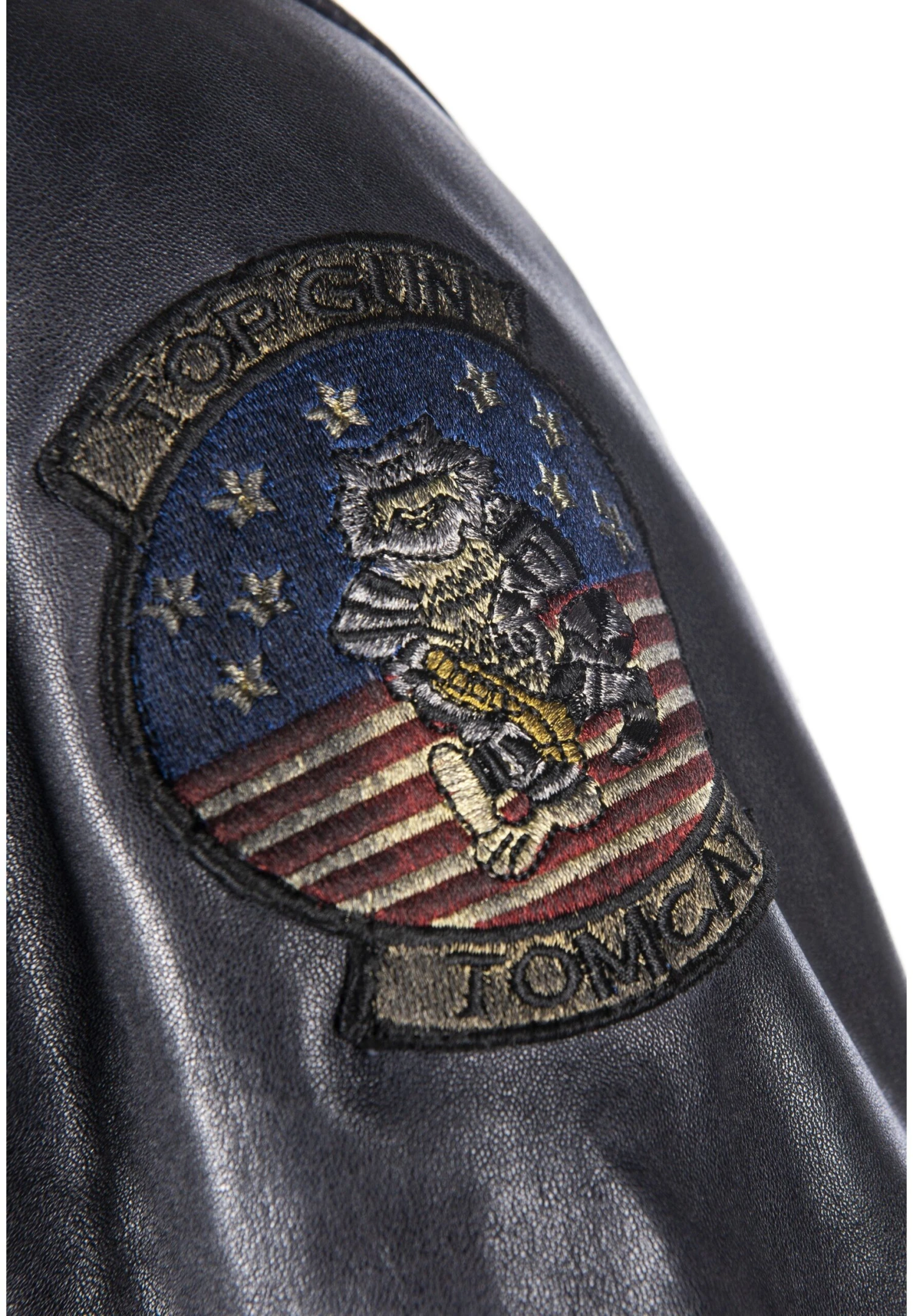 Top Gun Leren Jas - Black 5 Top Gun Leren Jas - Black - Afbeelding 3