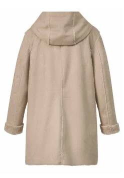 Halflange Jas - Beige -Mode Kledingwinkel d90c38db25e44781a34fa248fb3281d2