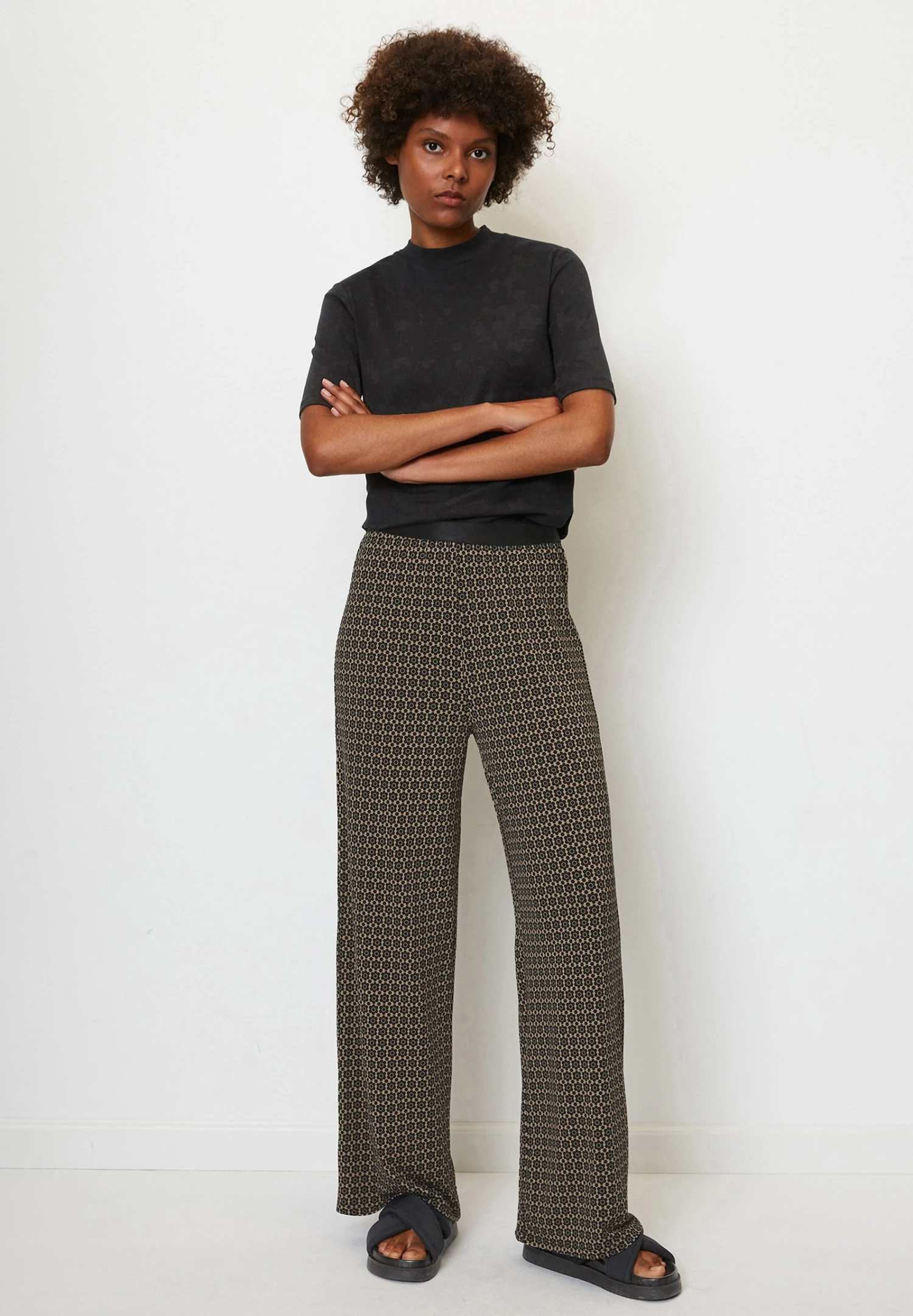 Marc O'Polo Mit Alloverprint Aus Stretchiger- Broek - MultiNordic Sand 4 Marc O'Polo Mit Alloverprint Aus Stretchiger- Broek - MultiNordic Sand - Afbeelding 2