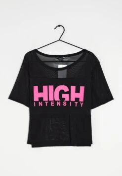 Monki T-Shirt Print - Black