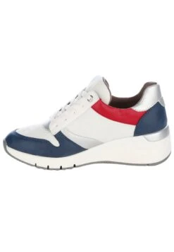 Sneakers Laag - Blau, Weiß, Rot