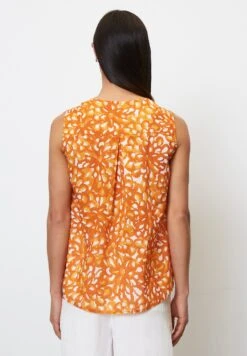 Marc O'Polo Ärmellose V Neck Aus Crispy - Top - Orange 10 Marc O'Polo Ärmellose V Neck Aus Crispy - Top - Orange -Mode Kledingwinkel dc168e43722541dd8e1bad168879587f