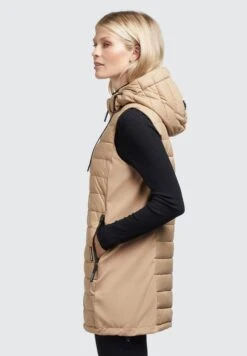 Khujo Weste Becca Matt - Bodywarmer - Beige -Mode Kledingwinkel dc20efd9d7f54c6e9ae9f78803f7eae1