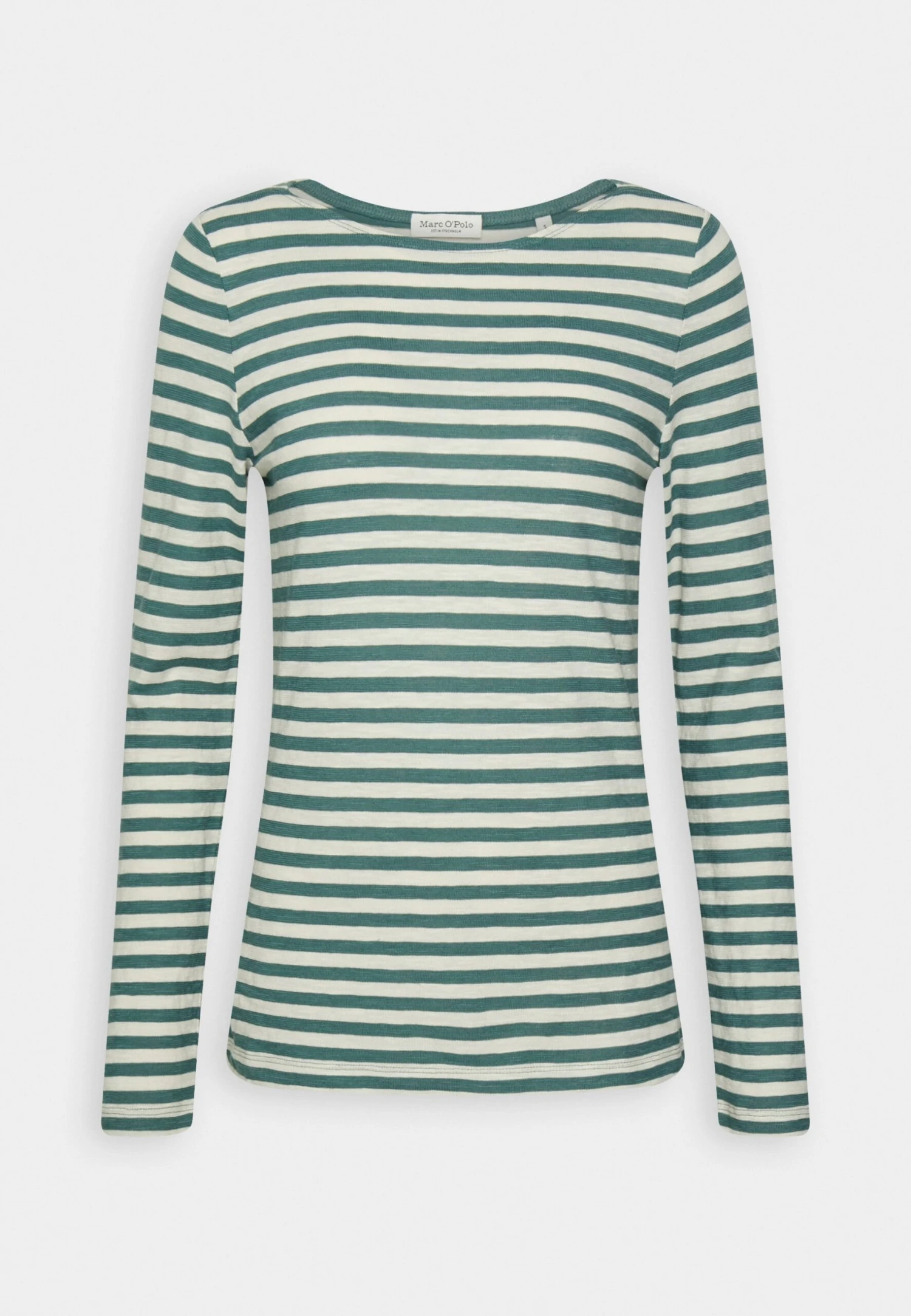 Marc O'Polo Long Sleeve Boat Neck - Longsleeve - Lake Green 6 Marc O'Polo Long Sleeve Boat Neck - Longsleeve - Lake Green - Afbeelding 4