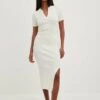 NA-KD Etui-Jurk - White -Mode Kledingwinkel dcb4e5870de44368ae7591acaef9125e