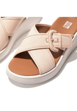 Fitflop Cross Slides- Muiltjes - Pink -Mode Kledingwinkel dd84e42076964c96ad2269624ffc10e6
