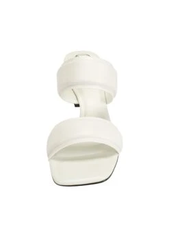 Muiltjes Met Hak - White -Mode Kledingwinkel dddf04c02c584e74a46741014db83007