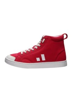 Active Hi Cut - Sneakers Hoog - Cranberry Red Just White