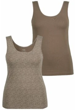 Ulla Popken 2 Pack - Hemd - Marron Nougat -Mode Kledingwinkel df6067b7866c4a96a4f9ecaa5415839c