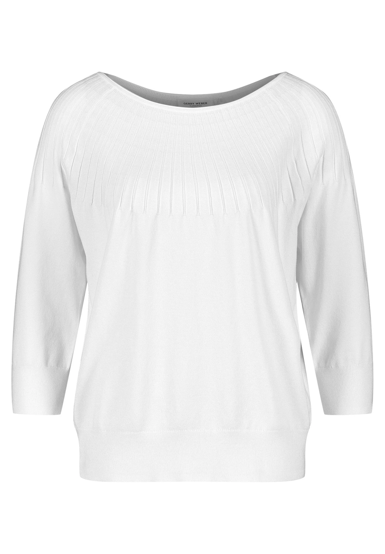Gerry Weber Rundhals 3/4-Arm - Trui - Off White 7 Gerry Weber Rundhals 3/4-Arm - Trui - Off White - Afbeelding 5