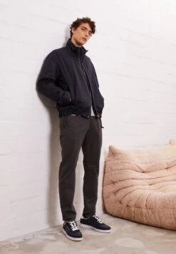 Marc O'Polo Essential Stand Up Collar - Lichte Jas - Dark Navy