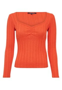 Mit Langen Ärmeln - Longsleeve - Orange -Mode Kledingwinkel e183ee2d07de470c8f5a450b50a0d883