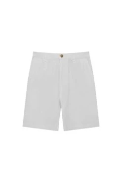 PULL & BEAR Rustic Bermuda - Shorts - White 13 PULL & BEAR Rustic Bermuda - Shorts - White -Mode Kledingwinkel e1ab88f80e6c4309981e94a43fcf80db