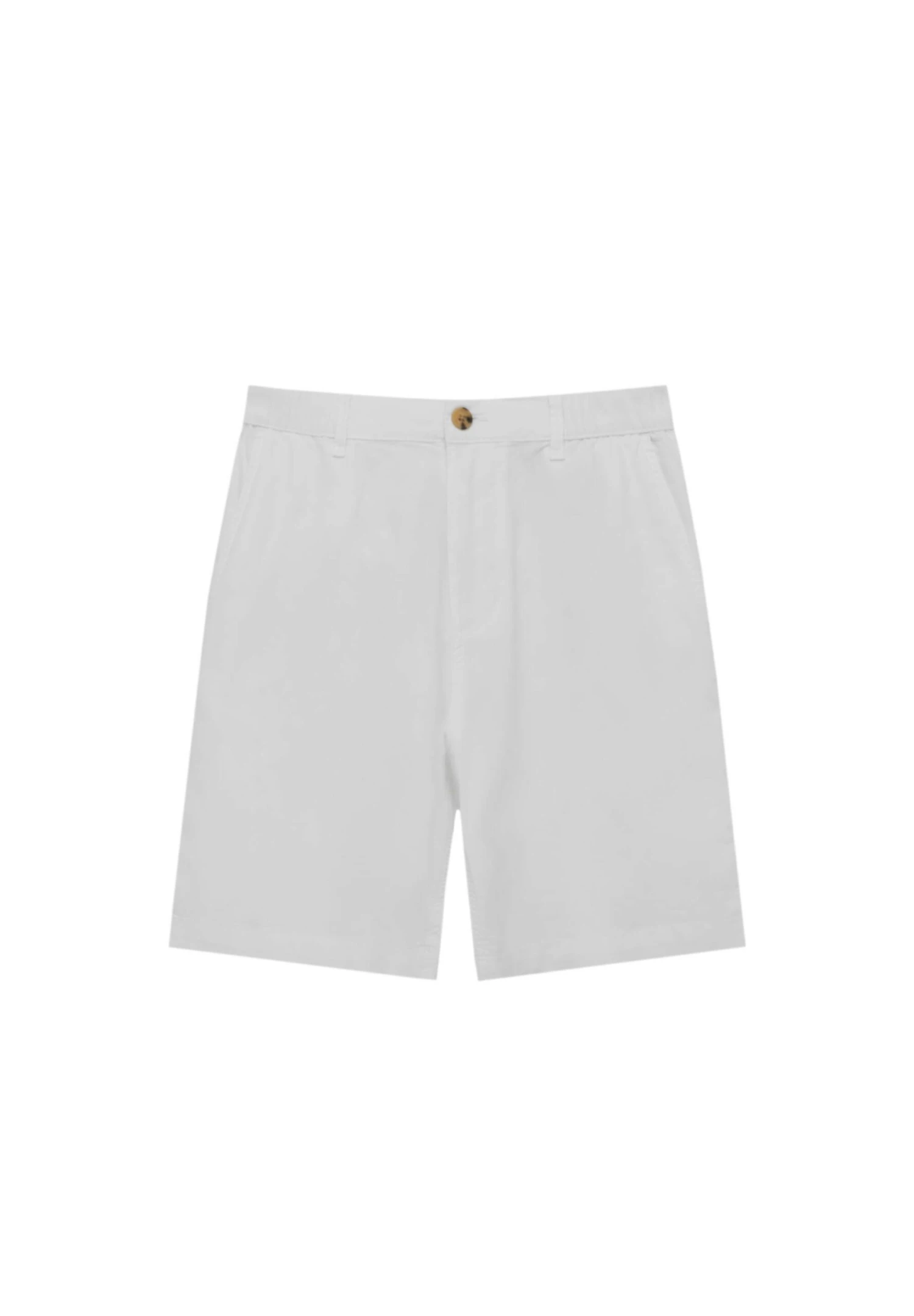 PULL & BEAR Rustic Bermuda - Shorts - White 8 PULL & BEAR Rustic Bermuda - Shorts - White - Afbeelding 6