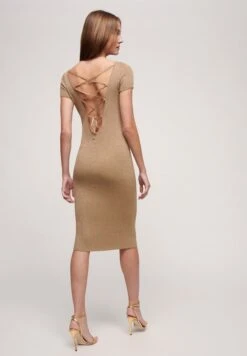 LUISA SPAGNOLI Chiaro - Etui-Jurk - Oro -Mode Kledingwinkel e21b8b65723245f8869481b358797378